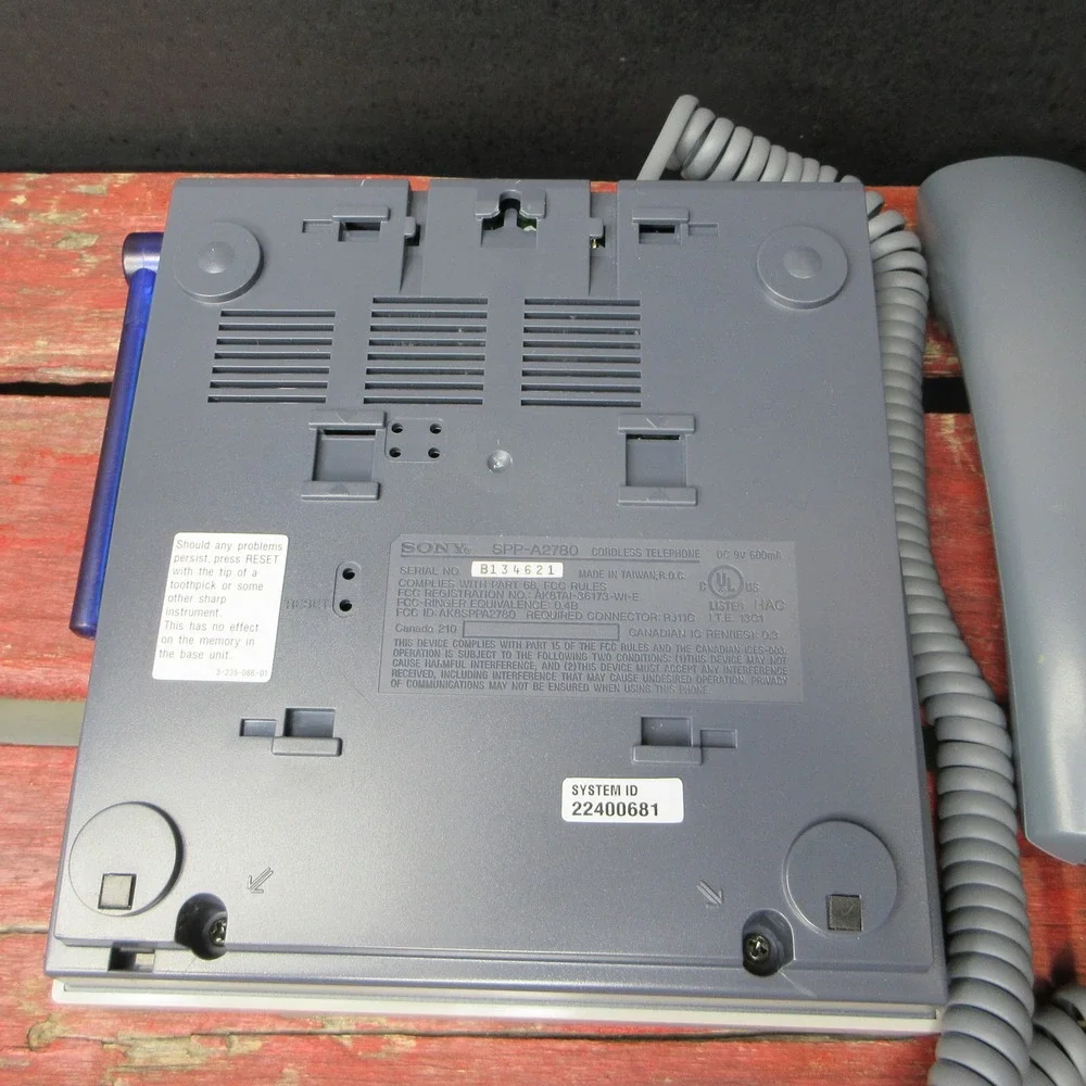 Sony SPP-A2780 QuadraStation 2.4GHz Cordless Phone System w/ Digital Answering